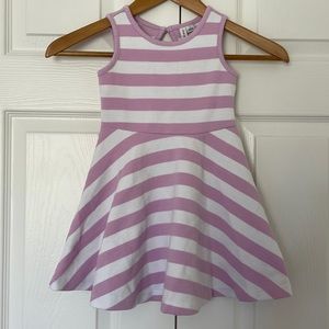 Janie and Jack lavender striped dress.